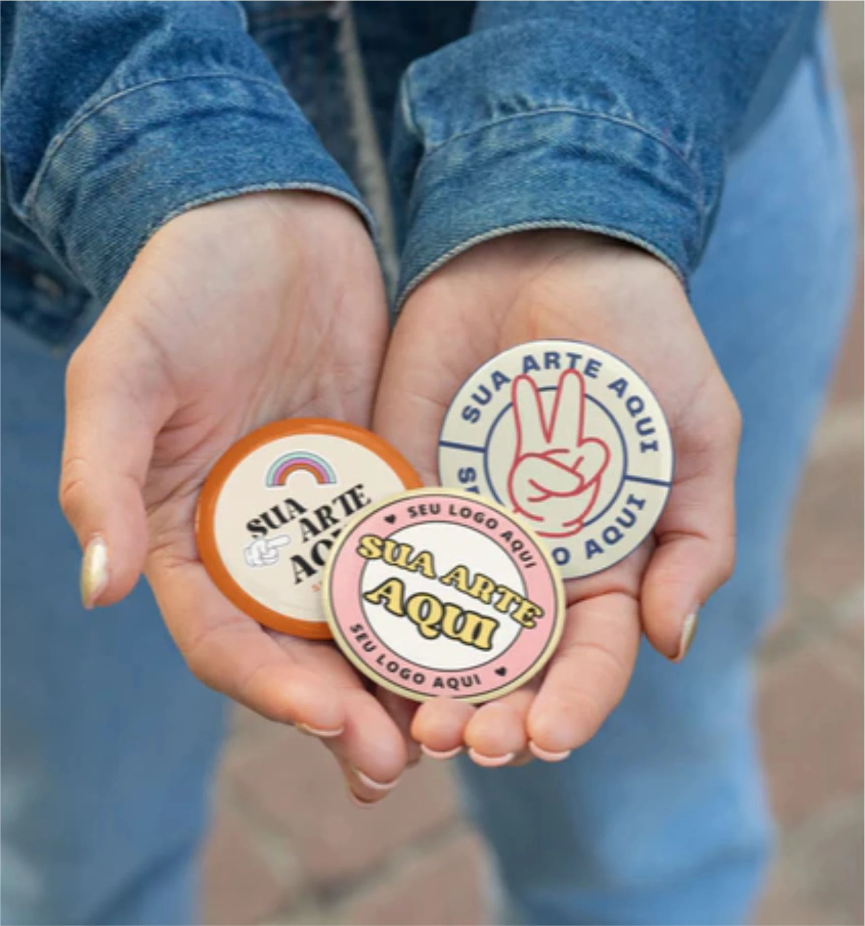 Botton personalizado em Pouso Alegre