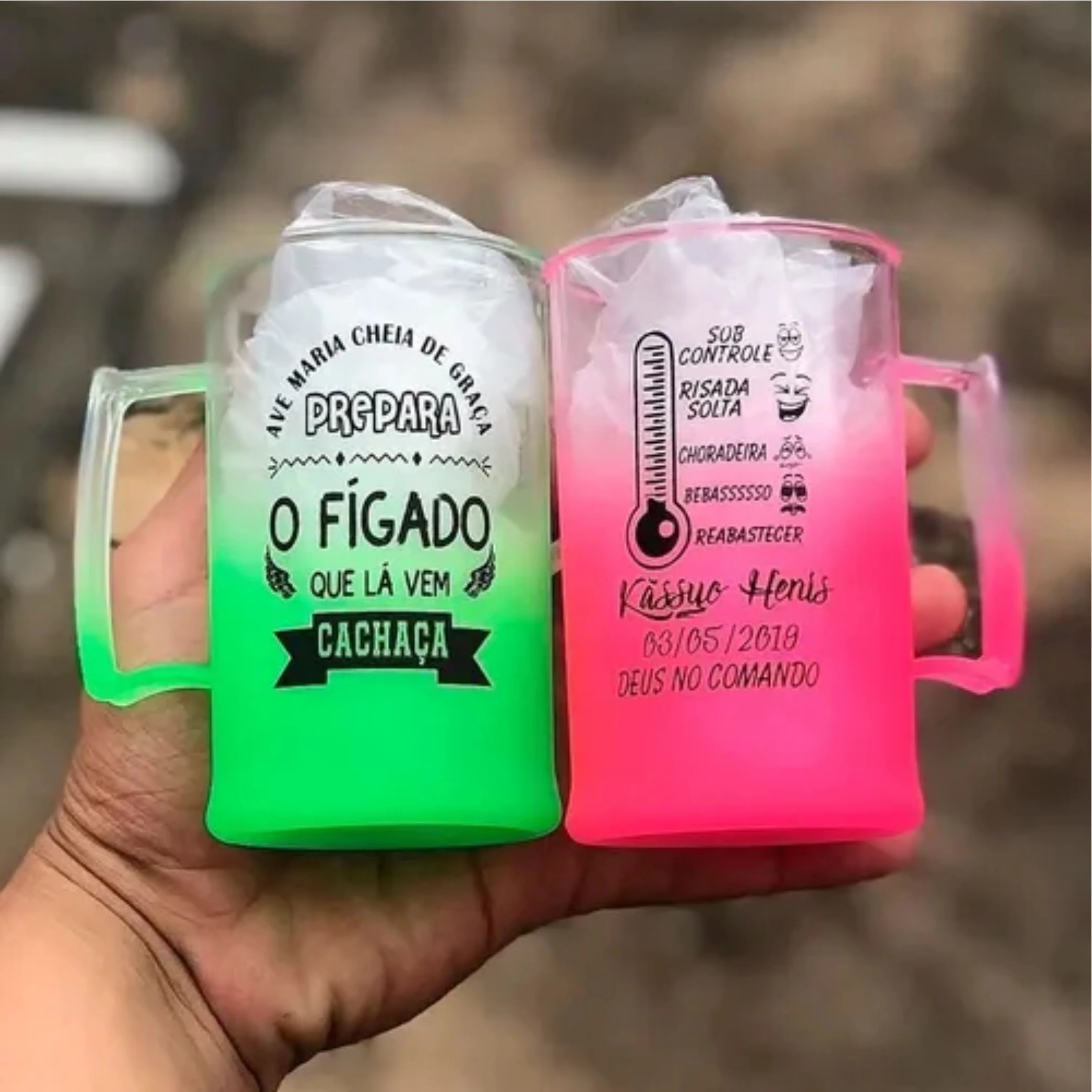 Caneca de chopp personalizada acrilico em Pouso Alegre